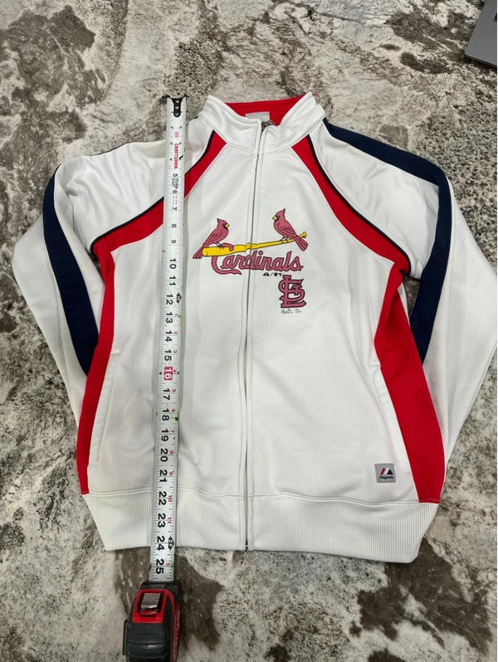 Vintage cardinal majestic zip up jacket